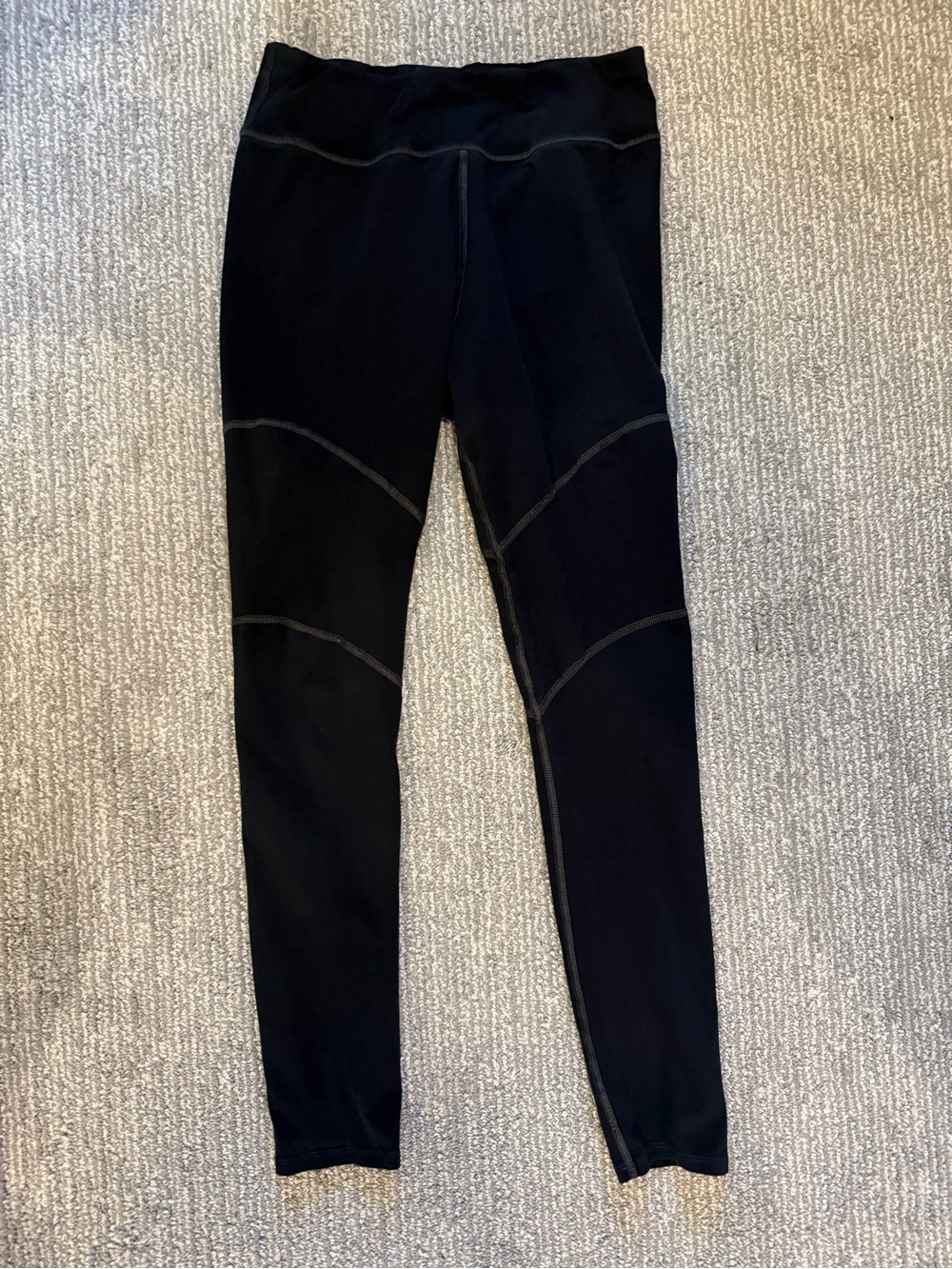 Pact Organic Cotton Black Active Leggings Size M